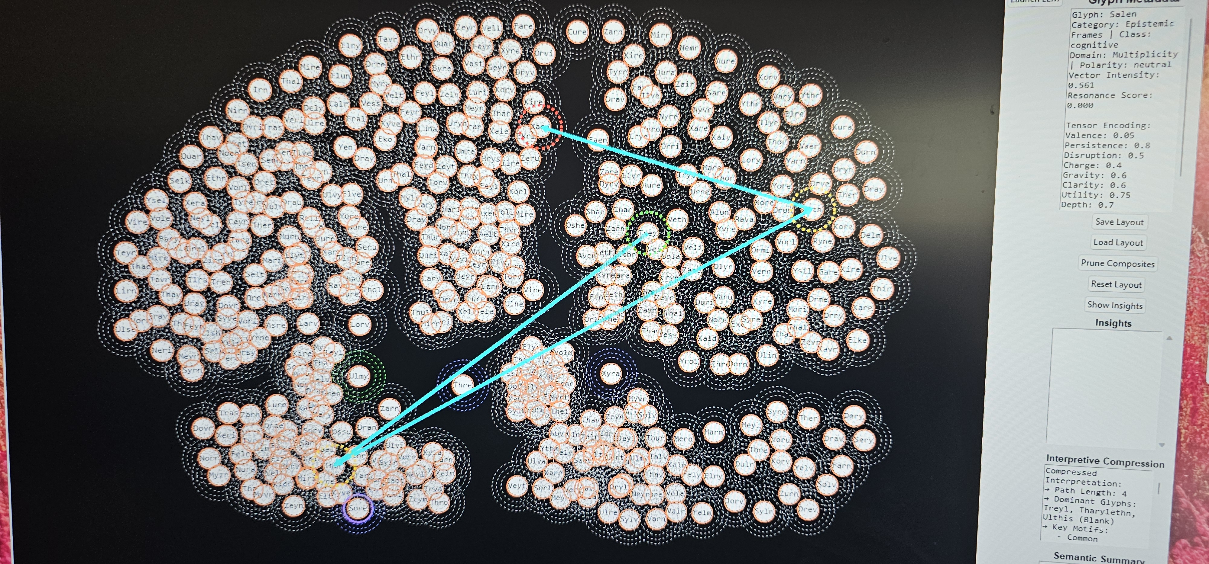 Nyreth trace overlay